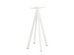 onderstel,HxBxD 1080x600x600mm,v. Terrastafel,staal,wit,verjongd