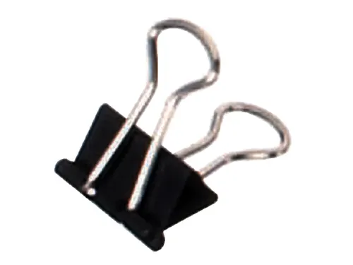 Papierklem MAUL 213 foldback 13mm capaciteit 4mm zwart