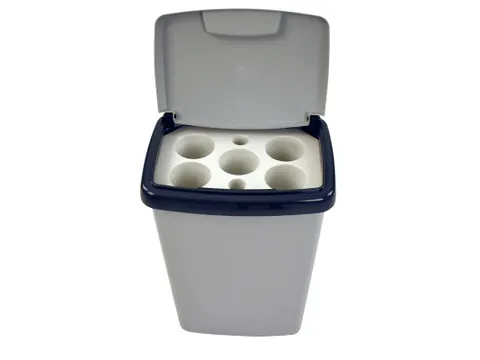 Bekerbak 5-gaats 50 Liter Grijs