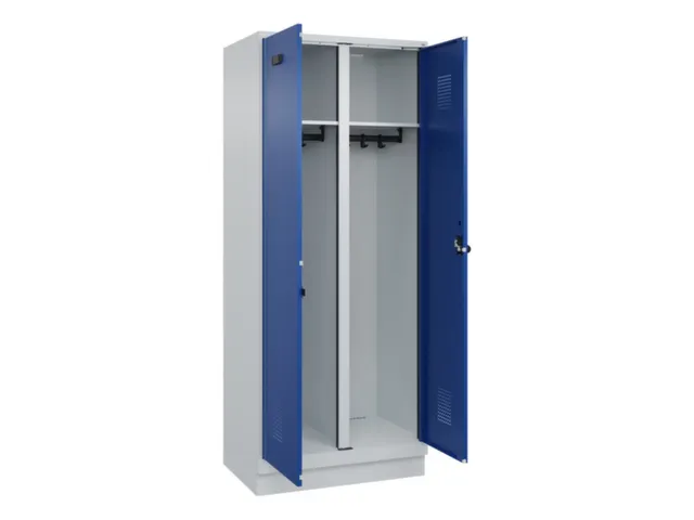 locker voor scheiding van kleding,HxBxD 1950x800x500mm,2vak