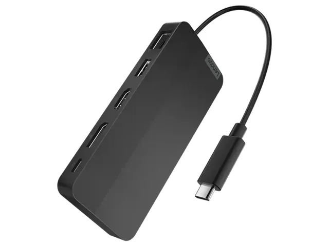 Lenovo 40B90100EU USB-C-Travel Dock voor 2 schermen (met adapter)