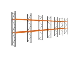 palletstelling,basis+5xaanbouw,HxBxD 3360x11650x750mm,vakl. 3000kg