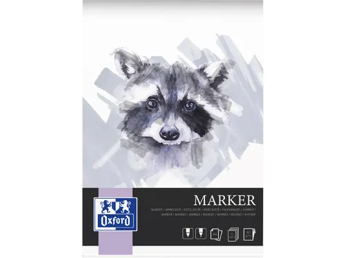 Tekenblok Oxford Marker A4 15 vel 180 gram