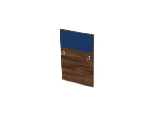 baliepaneel bureau aanbouw rechts NP-tiepolo nut BN6016-blauw 800mm