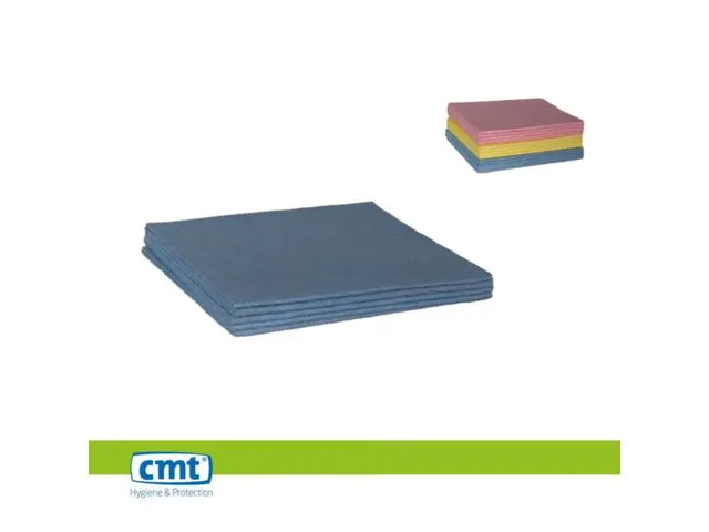 CMT Sopdoek Non woven 140 Gram 38x40cm Blauw 65 Stuks