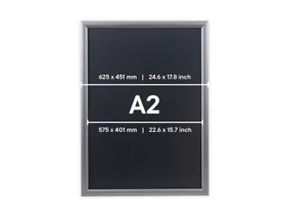 Kliklijst Europel Economy A2 zilver - 11