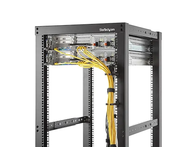 1U verticale kabel-D-ringhaak voor serverracks 4,5 x 10 cm