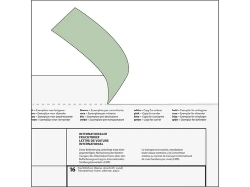 Vrachtbrief CMR Internationaal Sigel A4, 50 x 4blad