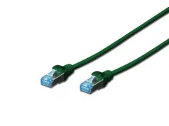 CAT 5e SF-UTP patchkabel Cu PVC AWG 26/7 lengte 0,5m Groen