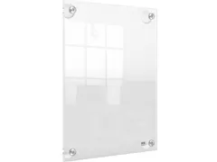 Premium Plus verplaatsbaar acryl informatiebord, wandgemonteerd, ft A4