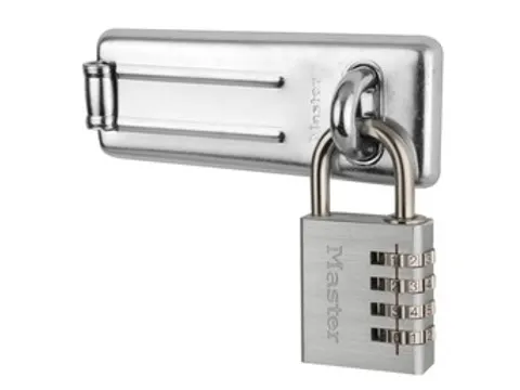 Hangslot MasterLock 7640704EURD overval + aluminium 40mm