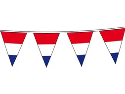 Vlaggenlijn 10 m meisje rood-wit-blauw