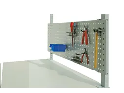Organisatiewand Voor Werktafel met Nivelleerpoten HxL 400X2000mm