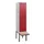 locker met bank,HxBxD 1950x400x815mm,1vak,vak B 400mm,draaigrendel