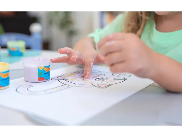 Vingerverf Jovi 35ml assorti set à 5 potjes