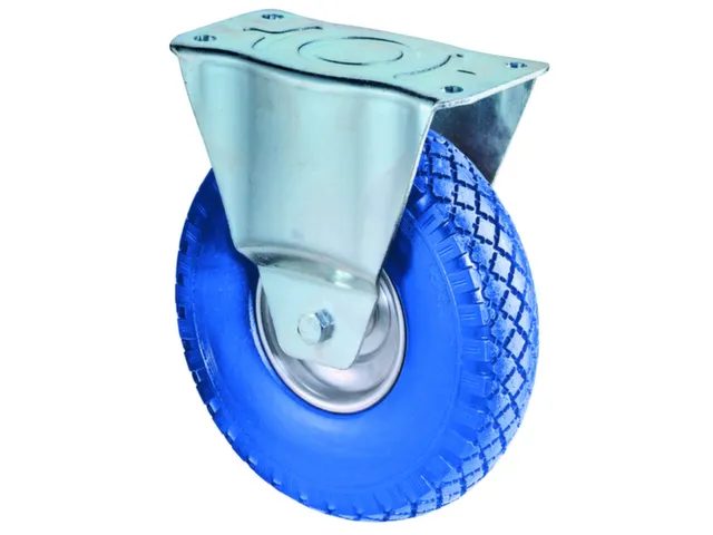 Bokwiel 160kg Pu-Banden Stalen Velg 260x 85mm Wiellager