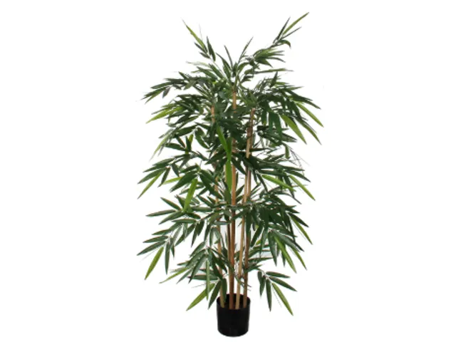 Kunstplant Mica Bamboe in plastic pot 150cm