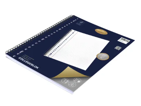Bloc de cours Multo A4 ligné 23 perforations 160 pages 90g