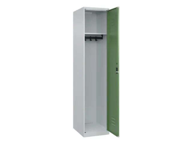locker,HxBxD 1850x400x500mm,1vak,vak B 400mm,cil.-slot,staand op vloer