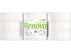 Renova Green toiletpapier Jumbo 2-laags 250m pak van 9 rollen