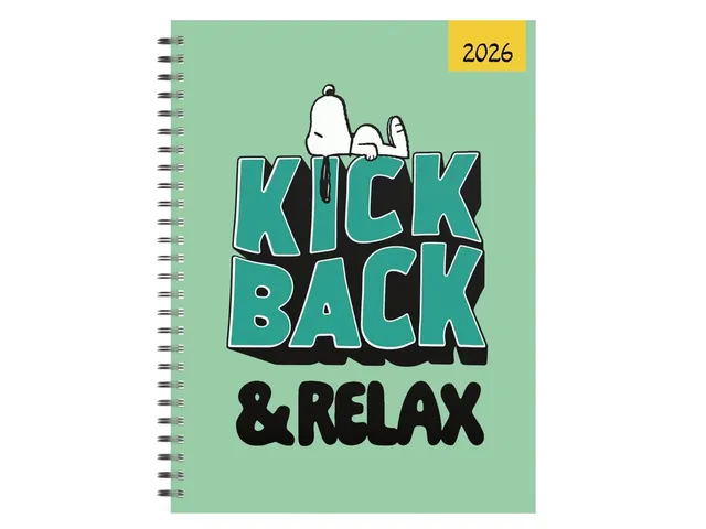 Agenda 2026 Lannoo bureau 170x230 Peanuts 7dagen/2pagina's