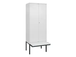locker voor scheiding van kleding,HxBxD 2120x800x815mm,2vak