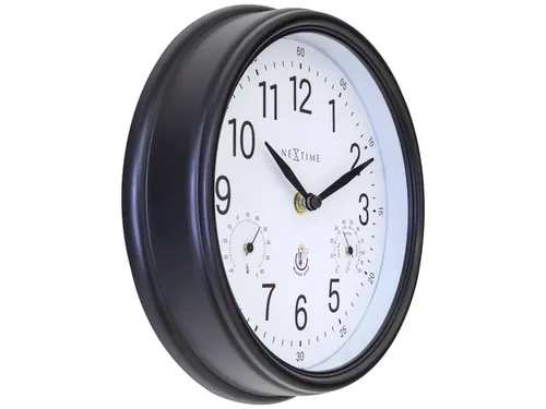 Buitenklok Nextime dia 23,5cm Jasmine met thermo- en hydrometer cijfer