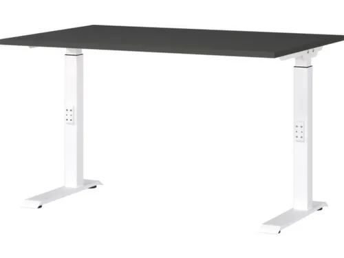 In hoogte verstelbaar bureau,HxBxD 680-910x1200x800mm,blad grafiet