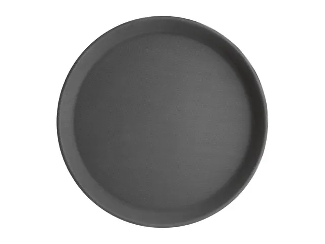 Dienblad Olympia Kristallon antislip 35.6cm PP zwart