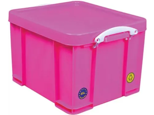 Opbergdoos 35 Liter Neonroze