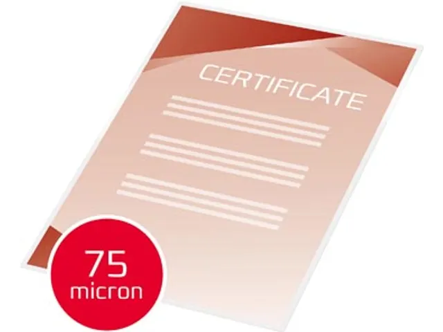 Matt lamineerhoes A4 150 micron (2 x 75) mat/glanzend