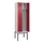 locker voor scheiding van kleding,HxBxD 2120x600x500mm,2vak