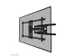 Wandsteun Full Motion 43-86 Inch TV Zwart WL40S-850BL18