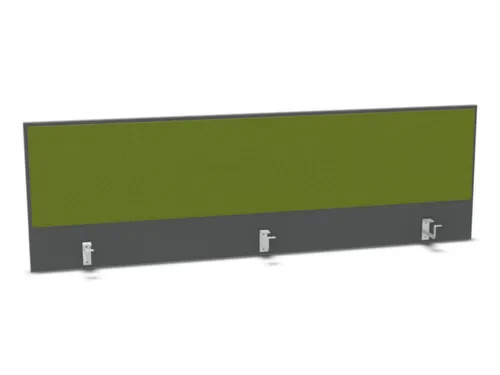 opzetpaneel bureau aanbouw achter MS-donkergrijs BN7048-groen 1800mm