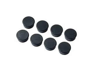 Magneten Millex 15mm zwart set a 8 st. - 1