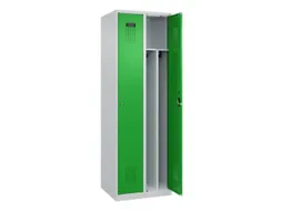 locker voor scheiding van kleding,HxBxD 1850x600x500mm,2vak