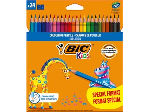 kleurpotlood Evolution, blister van 24 stuks