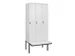 locker voor scheiding van kleding,HxBxD 2120x900x815mm,3vak