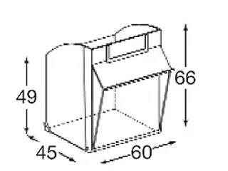 Transparante Magazijnbakken 80Bakken Abs-Kunststof Corpus Ral5007 - 4