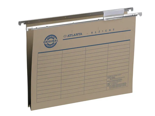 Alzicht Verticale Hangmap Folio 30mm U-bodem Grijs (25 Stuks)