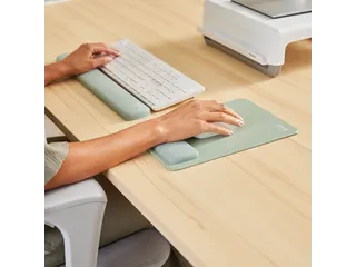 Muismat met polssteun Fellowes Breyta XL saliegroen 21x28cm - 3