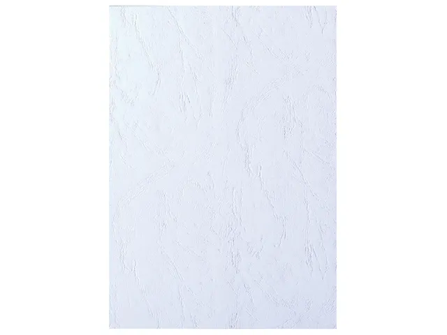 Voorblad Fellowes A4 Lederlook Wit 250 Gram