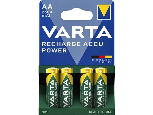Batterij Oplaadbaar Varta 4x AA 2600Mah Ready2Use 1.2V