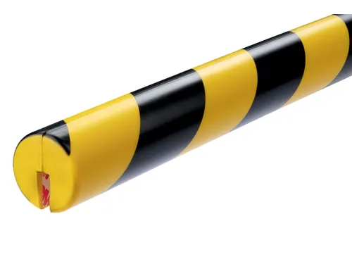Beschermingsprofiel Durable E8R hoek 1m geel zwart