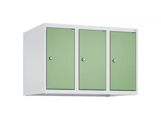 opzetkast,v. locker,3vak.,vak B 250mm,HxBxD 500x750x500mm,vleugeldeur - 1