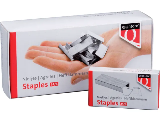 Nieten Quantore 24/6 Verzinkt 1000 Stuks