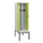 locker met bank,voor scheiding van kleding,HxBxD 2120x600x815mm,2vak