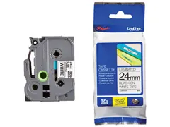 Labeltape Brother P-touch TZe-251 standaard 24mm zwart op wit