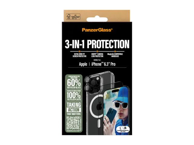 PanzerGlass 3-in-1 Protection Bundle iPhone 16 Pro, Apple, Apple -
