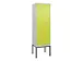 locker voor scheiding van kleding,HxBxD 2120x600x500mm,2vak